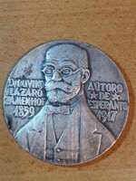 Zamenhof Memorial Medal 1959, (creator of the Esperanto language)