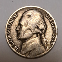 1939.  USA 5 cent  (1307)