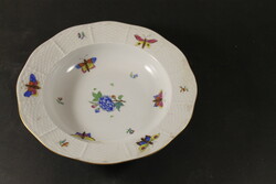 Old Herend victorian pattern deep plate 791