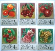 S3801-6 / 1986 Gyümölcsök II. bélyegsor postatiszta