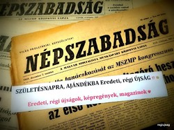 1961 március 4  /  Népszabadság  /  Születésnapra?! Eredeti, régi újság Ssz.:  21161