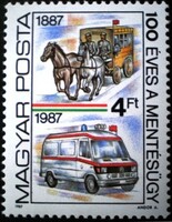 S3849 / 1987 Mentésűgy bélyeg postatiszta
