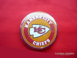 Kansas city chiefs plastic badge