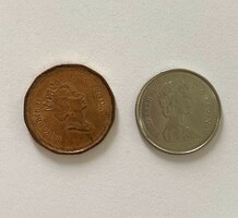 1 Cent 1996 and 10 cents 1989 canada canada ii. Elizabeth