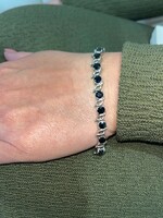 Silver tennis bracelet