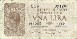 1 Lira 1944 Italy 4.