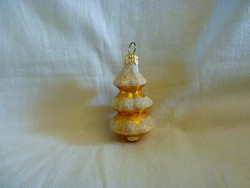 Retro-style glass Christmas tree decoration - 