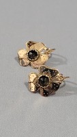 14 K gold flower-shaped women's earrings 1.52 g