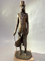 Statue of László Kutas, baron Frigyes Podmaniczky 30x11x8 cm