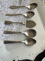 Beautiful old silver-plated small spoons, teaspoons - 5 in one