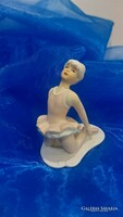 Ceramic figurine, gymnastic ballerina