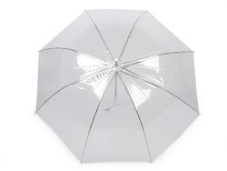 Wedding ele11 - transparent bridal automatic umbrella