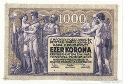 Hungary 1000 crowns replica 1919 unc