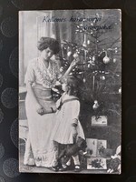 Old Christmas postcard photo postcard