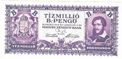 Hungary 10000000 b.-Pengő 1946 replica