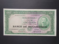 Mozambik 100 Escudos 1961 Unc