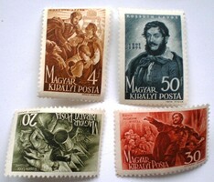 S783-6 / 1944 Kossuth Lajos I. bélyegsor postatiszta