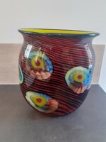 Huge Murano glass vase from the 1960s, 34 cm high