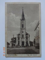 Old postcard: Bihar Cross, Rome. Cath. Temple