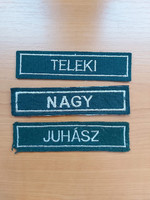 Embroidered Name Large Velcro Patch, Shepherd's Patch 3 pcs #