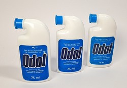 Sale!!! :) Vintage - three retro odol mouthwash bottles