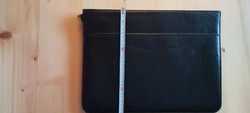 Artificial leather, black conference folder a/4