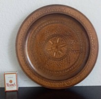 Old (handmade) wooden decorative bowl for sale