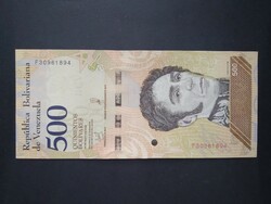 Venezuela 500 Bolivares 2018 Unc