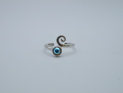 Uk0178 cute adjustable silver 925 ring size 53 1/2