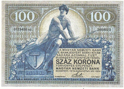 Magyarország 100 korona TERVEZET 1919 REPLIKA