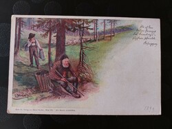 Old postcard e. Döcker postcard