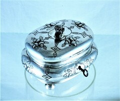 Beautiful, antique silver box, hanau, ca. 1850!!!