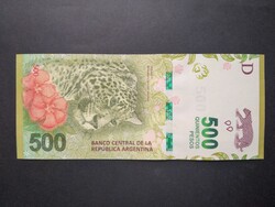 Argentína 500 Pesos 2019 Unc
