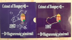 Rare !! 1997 Traffic series bu export unc coins of Hungary in decorative case