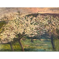 Ismeretlen festő: Tavaszi virágzás F00421