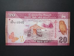 Sri Lanka 20 Rupees 2021 Unc