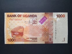 Uganda 1000 Shillings 2022 Unc