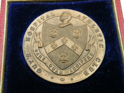 UK00201  1912 angol bronz medál gátfutás Guy's Hospital Athletic Club