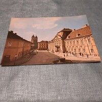 Postatiszta Székesfehérvár freedom square with the bishop's palace postcard