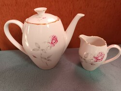 Epiag - made in Czechoslovakia - beautiful rose pattern spouts in one