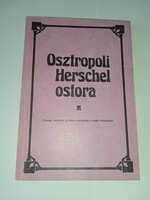Hajdu István - Osztropoli Herschel ostora