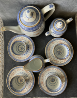 Richly painted Chinese rice coffee set