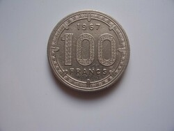 Central African States 100 francs 1967