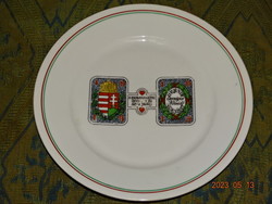 World War I 1914-15 Urania Hungarian crowned coat of arms porcelain decorative plate