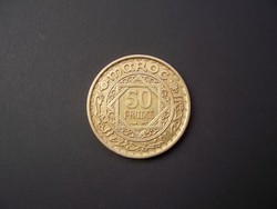 Morocco 50 francs 1952 v. Mohammed