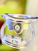 Special silver ring with zirconia stone