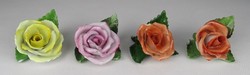 1Q461 Régi sérült Herendi porcelán rózsa 4 darab