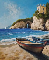 Summer on the island - painting