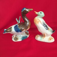Porcelán kacsa, vadkacsa ( 2 darab)
