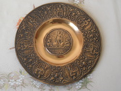 Christ risen, copper ornament, wall plate, museum copy copie